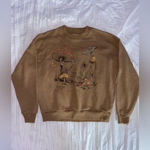 American Eagle sweatshirt, size: xs, color: brown